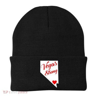 Vegas Strong Nevada Heart Script Beanie