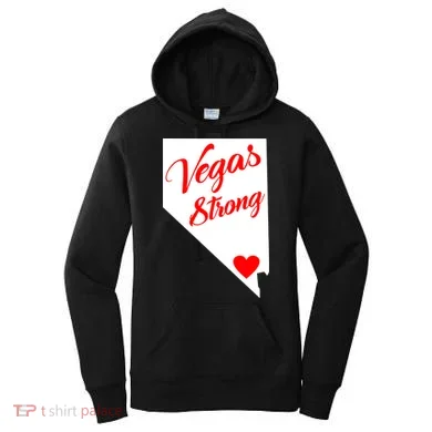 Vegas Strong Nevada Heart Script Women's Hoodie