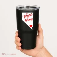 Vegas Strong Nevada Heart Script Tumbler thumb 2