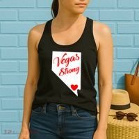 Vegas Strong Nevada Heart Script Women's Tank Top thumb 2