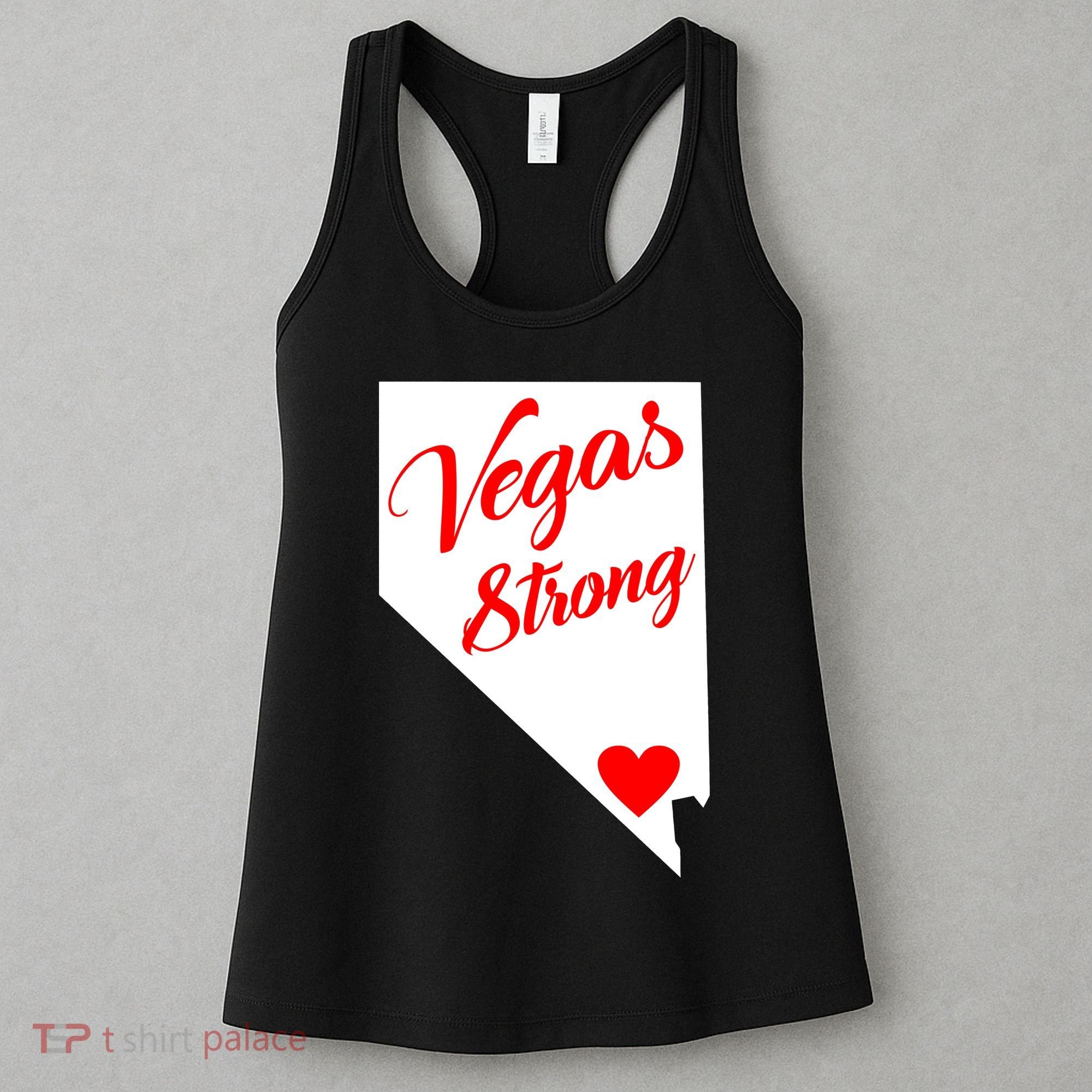 Vegas Strong Nevada Heart Script Women's Tank Top