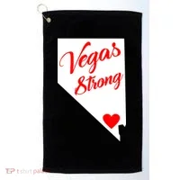 Vegas Strong Nevada Heart Script Golf Towel thumb 0