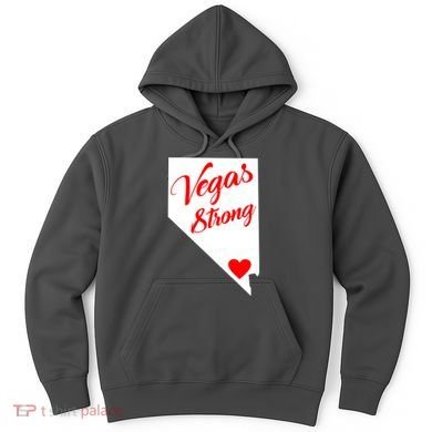 Vegas Strong Nevada Heart Script Hoodie