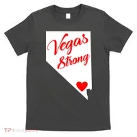 Vegas Strong Nevada Heart Script T-Shirt thumb 0