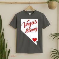 Vegas Strong Nevada Heart Script T-Shirt thumb 2