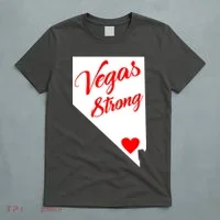 Vegas Strong Nevada Heart Script T-Shirt thumb 5