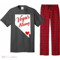 Vegas Strong Nevada Heart Script Pajama Set thumb 0