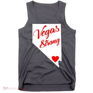 Vegas Strong Nevada Heart Script Tank Top