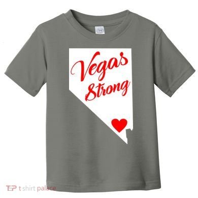 Vegas Strong Nevada Heart Script Toddler T-Shirt