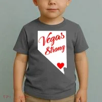 Vegas Strong Nevada Heart Script Toddler T-Shirt thumb 2