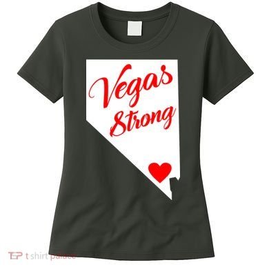 Vegas Strong Nevada Heart Script Women's T-Shirt