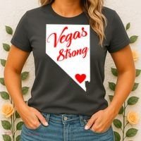 Vegas Strong Nevada Heart Script Women's T-Shirt thumb 2