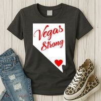 Vegas Strong Nevada Heart Script Women's T-Shirt thumb 3