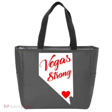 Vegas Strong Nevada Heart Script Tote Bag
