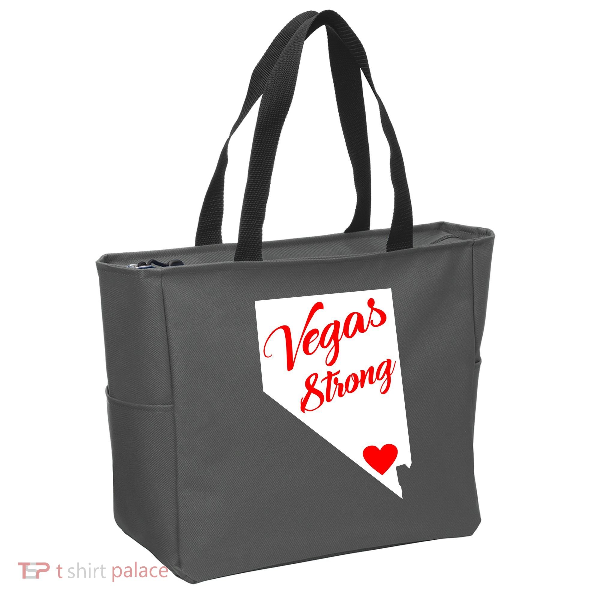 Vegas Strong Nevada Heart Script Tote Bag