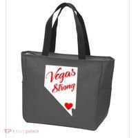 Vegas Strong Nevada Heart Script Tote Bag thumb 3