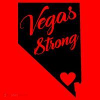 Vegas Strong Nevada Heart Script Santa Hat thumb 1