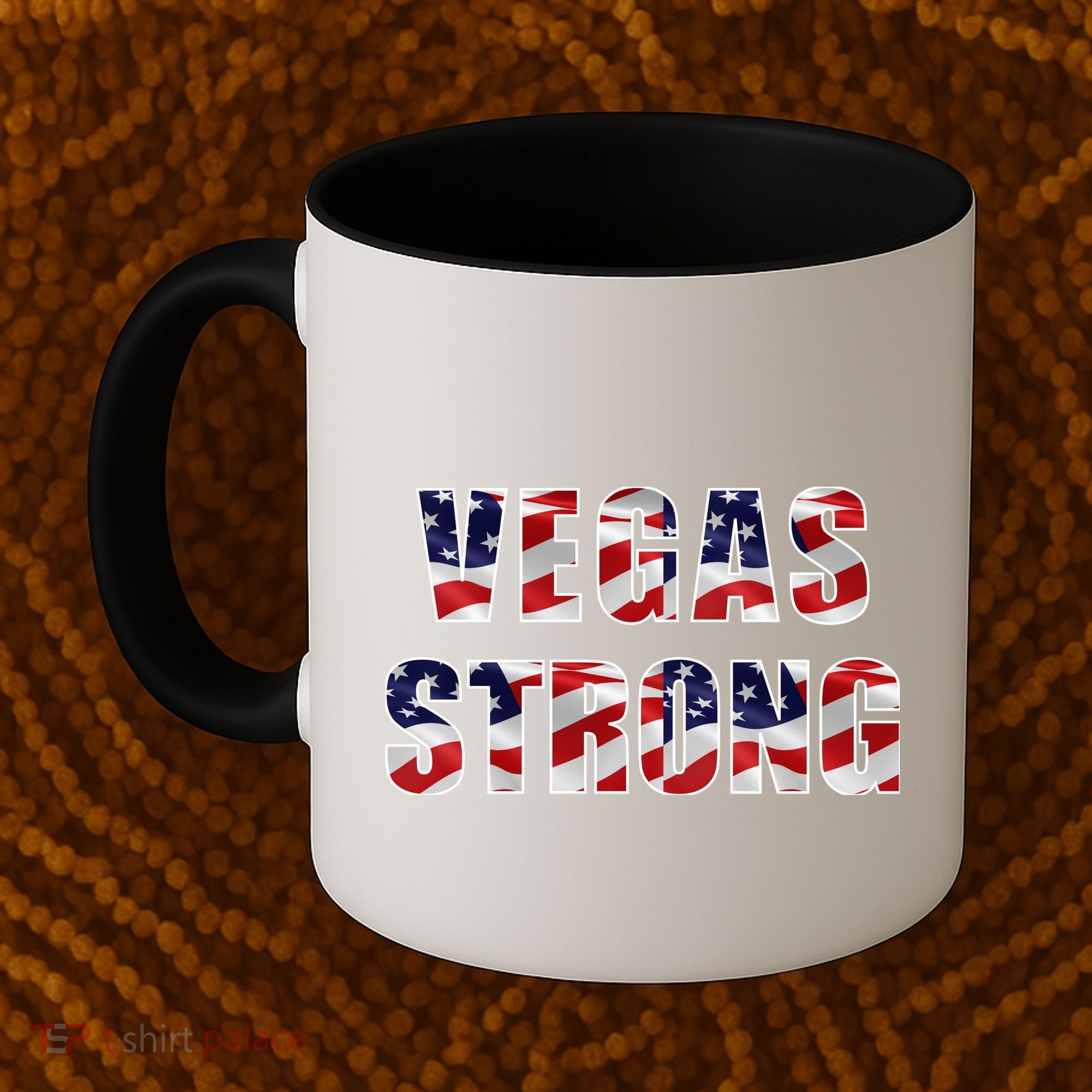 Vegas Strong USA Flag Coffee Mug