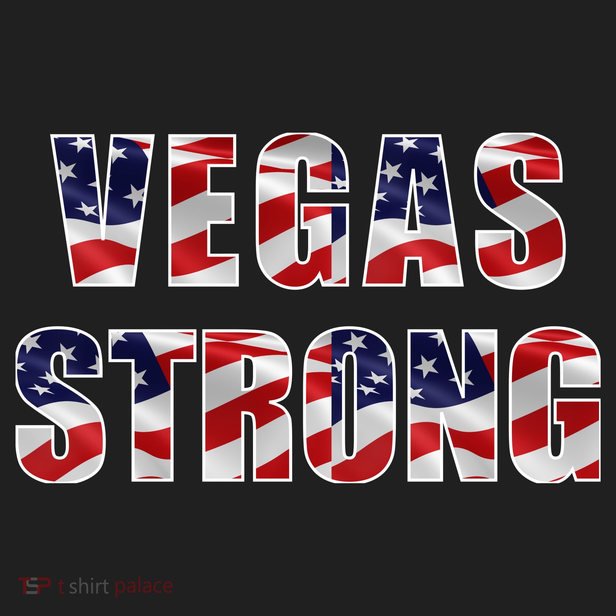 Vegas Strong USA Flag Tumbler