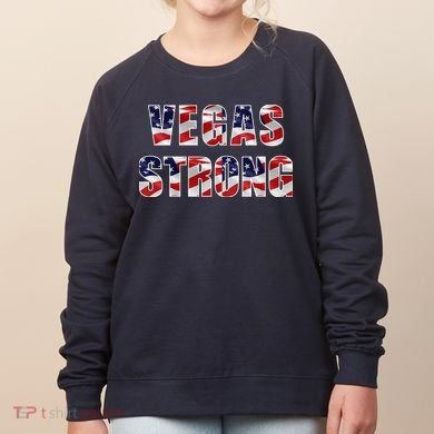 Vegas Strong USA Flag Women's Sweatshirt