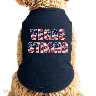 Vegas Strong USA Flag Doggie Tank
