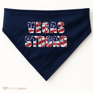 Vegas Strong USA Flag USA-Made Doggie Bandana