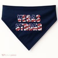 Vegas Strong USA Flag USA-Made Doggie Bandana thumb 0