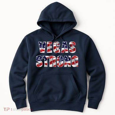 Vegas Strong USA Flag Hoodie