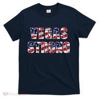 Vegas Strong USA Flag T-Shirt thumb 0