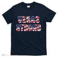 Vegas Strong USA Flag T-Shirt thumb 0