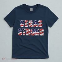 Vegas Strong USA Flag T-Shirt thumb 5