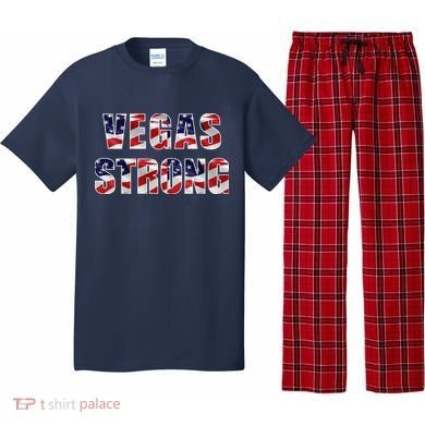 Vegas Strong USA Flag Pajama Set