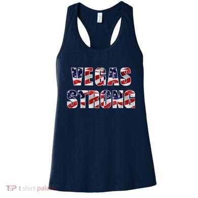 Vegas Strong USA Flag Women's Tank Top