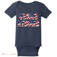 Vegas Strong USA Flag Baby Bodysuit thumb 0
