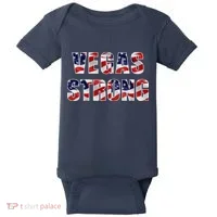 Vegas Strong USA Flag Baby Bodysuit thumb 0