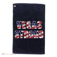 Vegas Strong USA Flag Golf Towel thumb 0