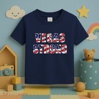 Vegas Strong USA Flag Toddler T-Shirt thumb 3