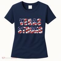 Vegas Strong USA Flag Women's T-Shirt thumb 0