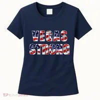Vegas Strong USA Flag Women's T-Shirt thumb 0