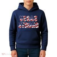 Vegas Strong USA Flag Kids Hoodie thumb 4
