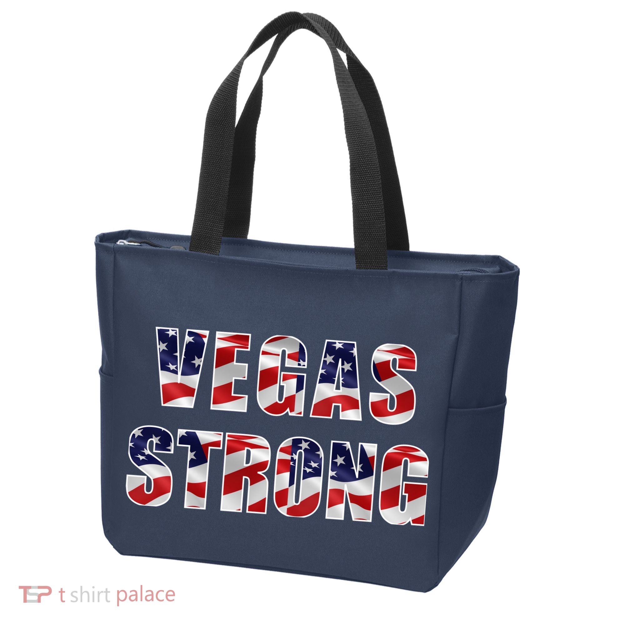 Vegas Strong USA Flag Tote Bag
