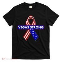 Vegas Strong USA Flag Ribbon T-Shirt thumb 0