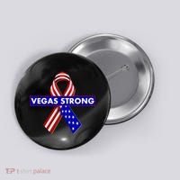 Vegas Strong USA Flag Ribbon Button thumb 0