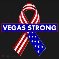 Vegas Strong USA Flag Ribbon Mousepad thumb 1