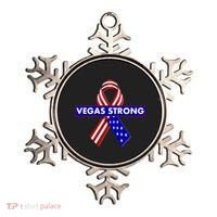 Vegas Strong USA Flag Ribbon Ornament thumb 0