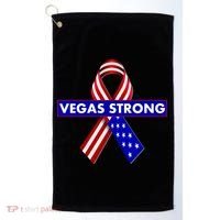 Vegas Strong USA Flag Ribbon Golf Towel thumb 0