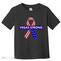 Vegas Strong USA Flag Ribbon Toddler T-Shirt thumb 0