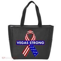 Vegas Strong USA Flag Ribbon Tote Bag thumb 0