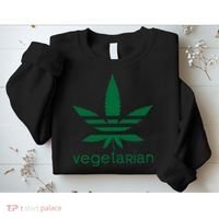 Vegetarian Funny Weed  Sweatshirt thumb 2