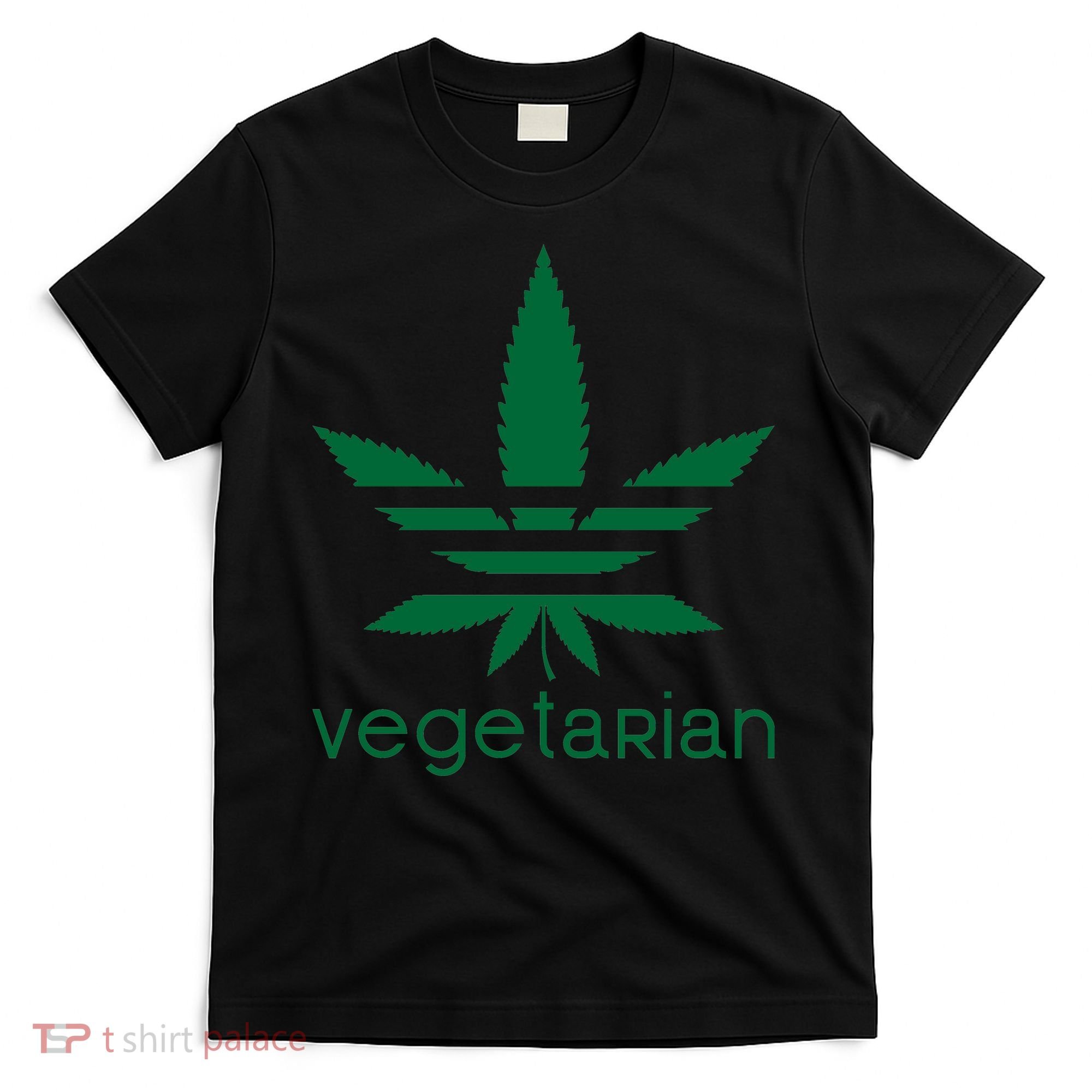 Vegetarian Funny Weed  T-Shirt